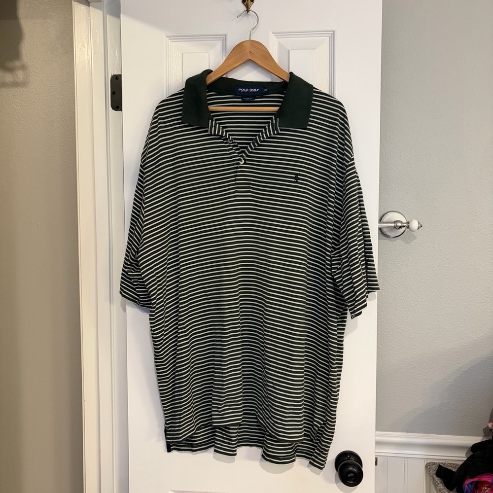Men’s Polo Ralph Lauren GOLF Striped Polo Size XXL